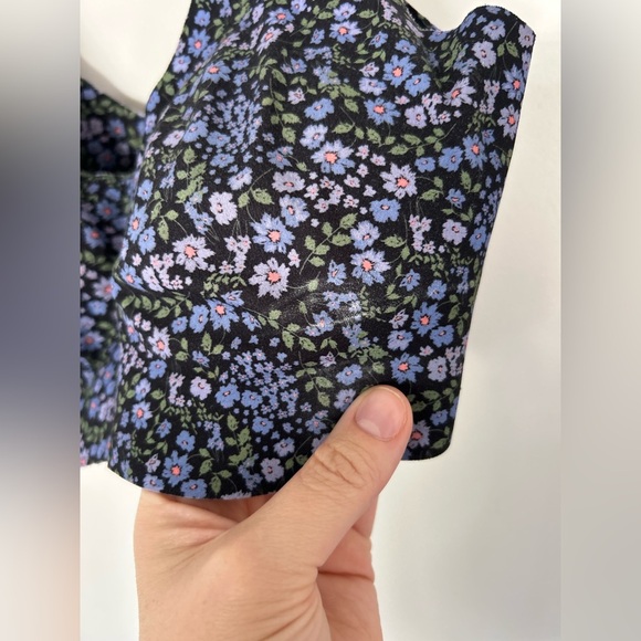 Knix Luxlift Floral Black and Purple Bra Size M - Picture 6 of 8